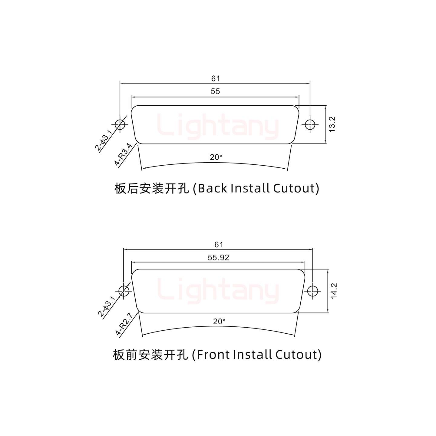 43W2母長體焊線/螺絲螺母/大電流20A