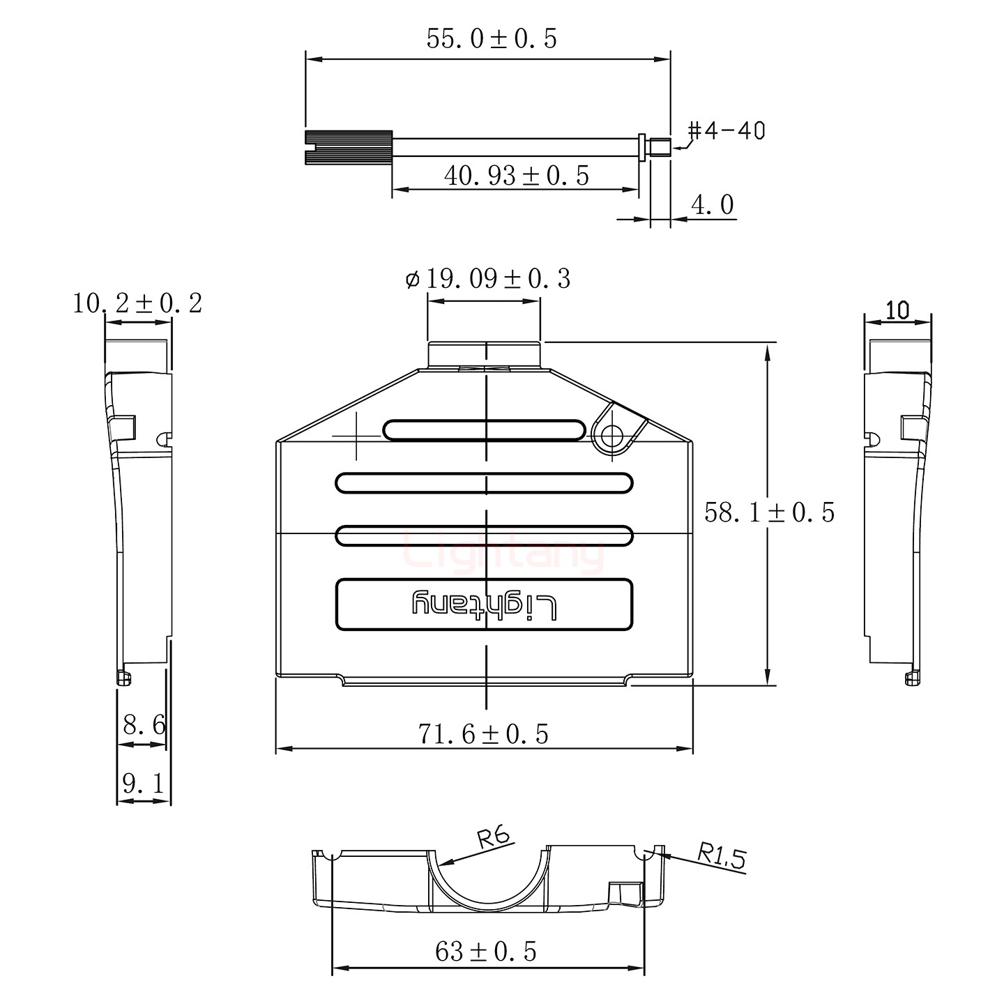 13W6A公焊線式75歐姆+37P金屬外殼2185直出線4~12mm