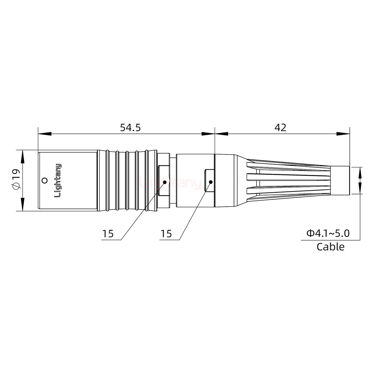 PHG.3B.005.CLLM52Z帶護套浮動插座