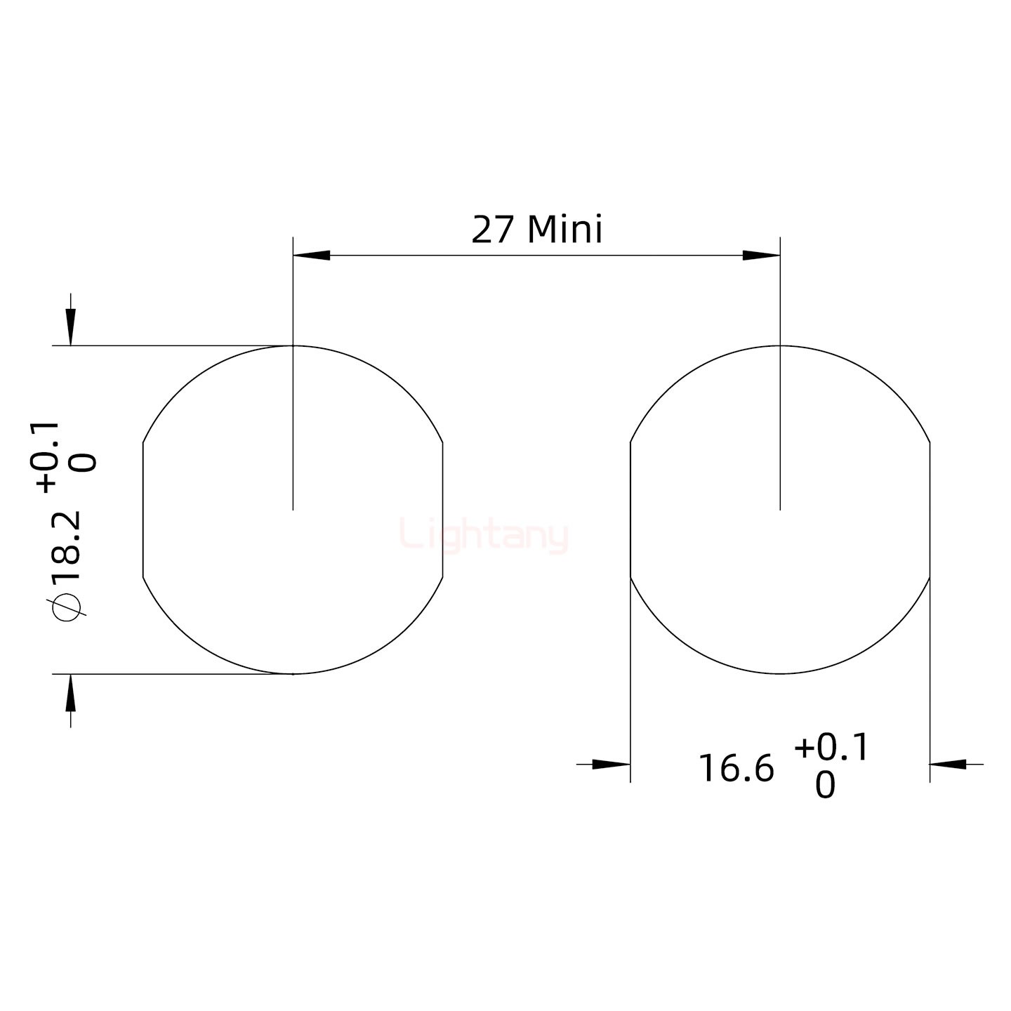 ECG.3B.007.CLL雙螺母插座 焊線