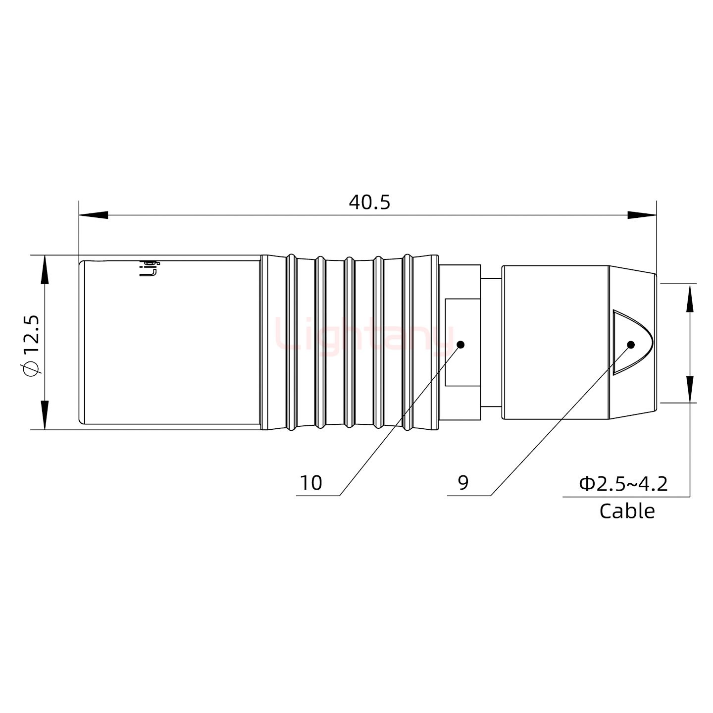 PHG.1B.002.CLLD42推拉自鎖浮動插座