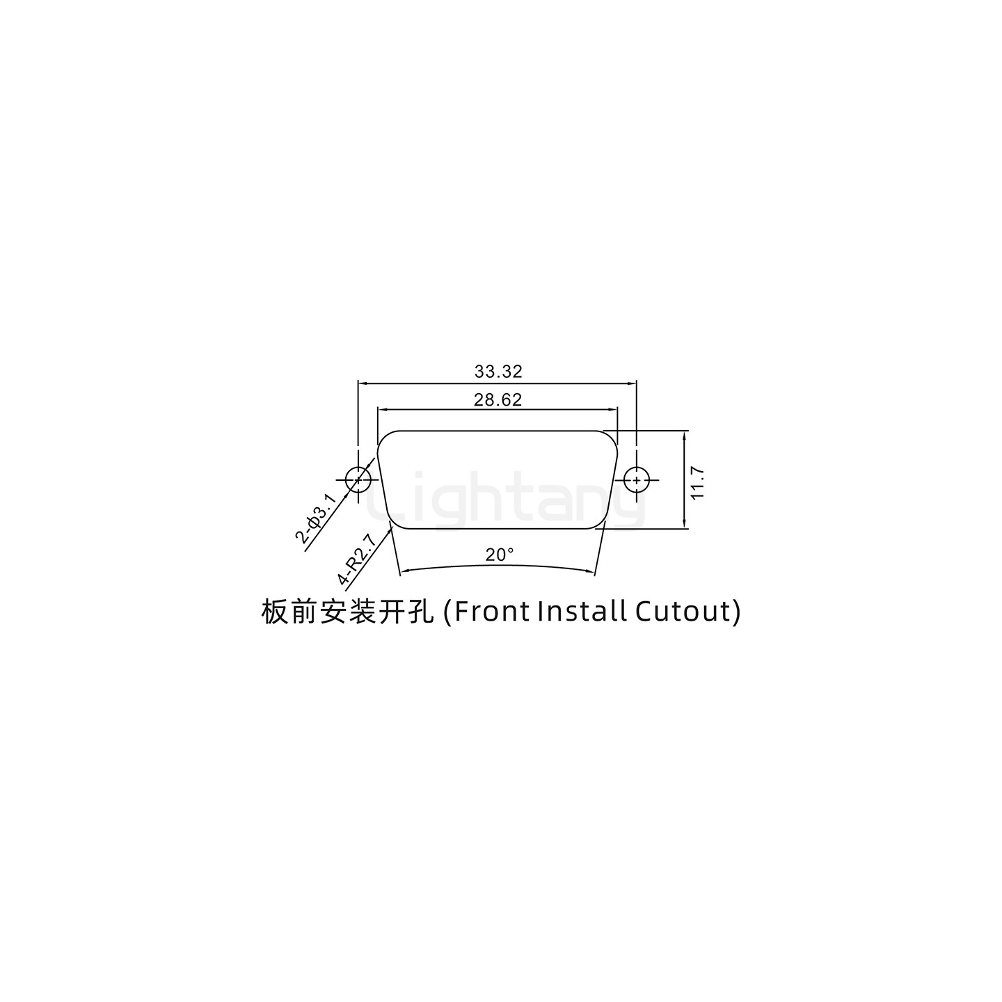 防水3W3公焊線式/鎖螺絲/大電流40A