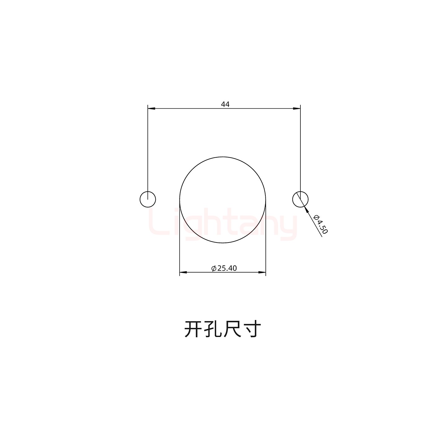 內螺紋穿墻插座 500A 紅色