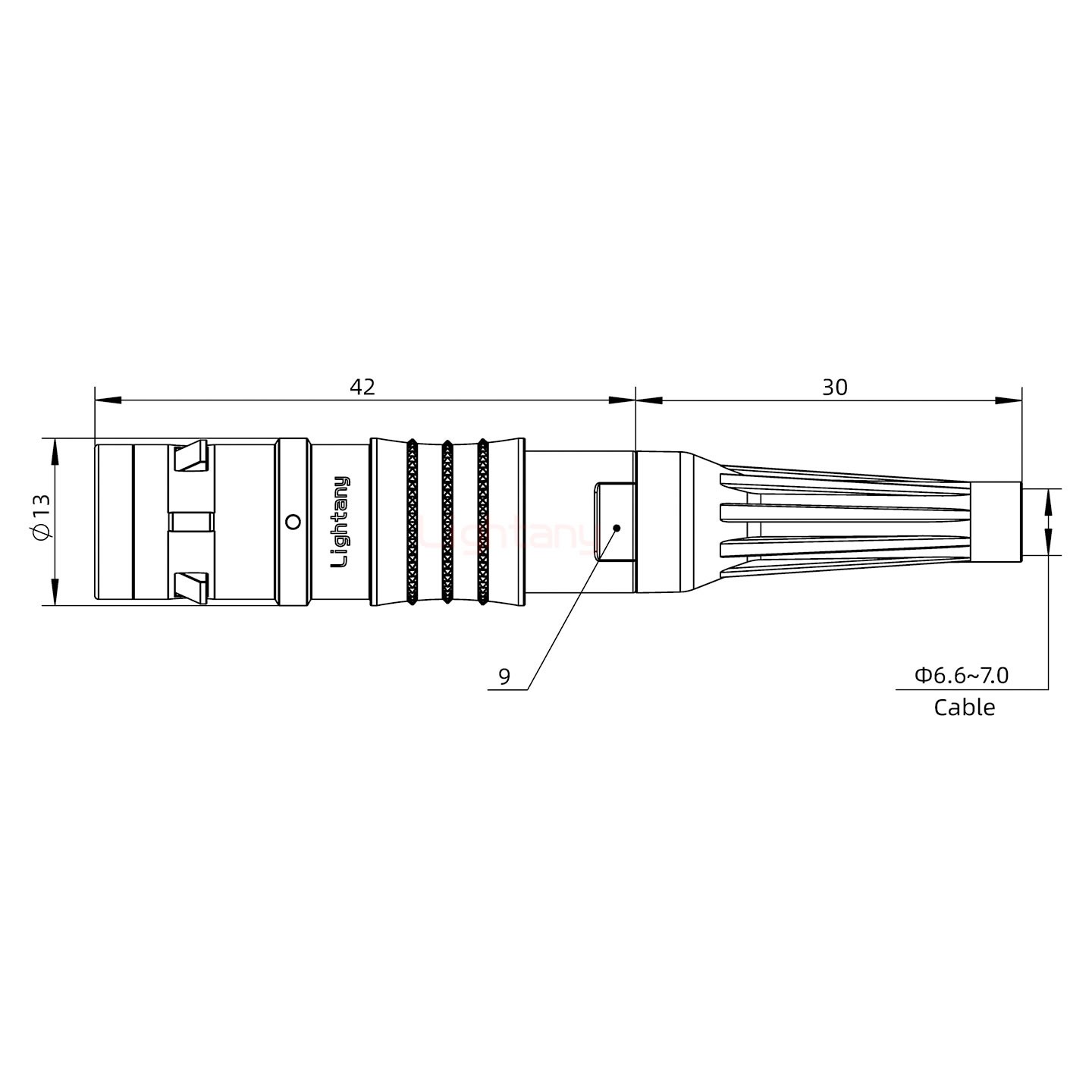 FGG.1K.002.CLAK70Z推拉自鎖帶護套直式插頭