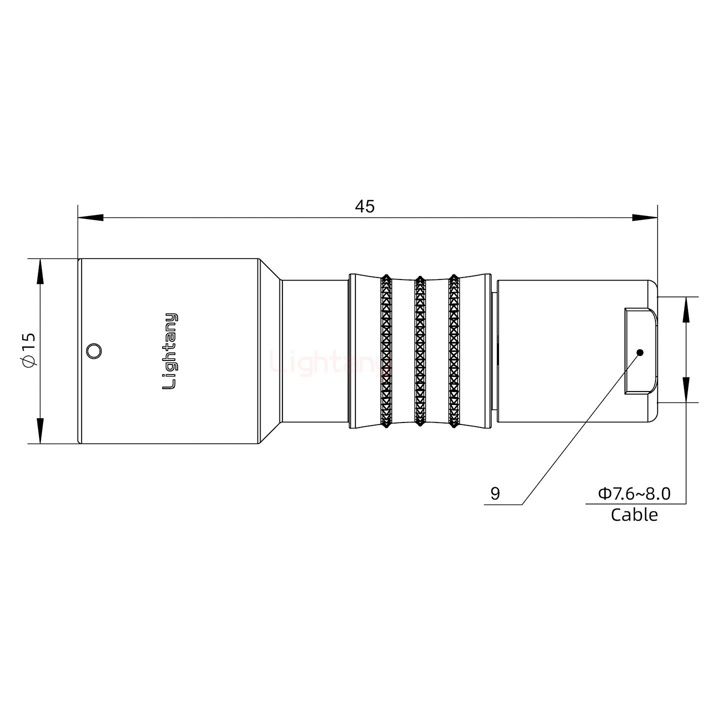 FHG.1K.002.CLAK80推拉自鎖彎式插頭